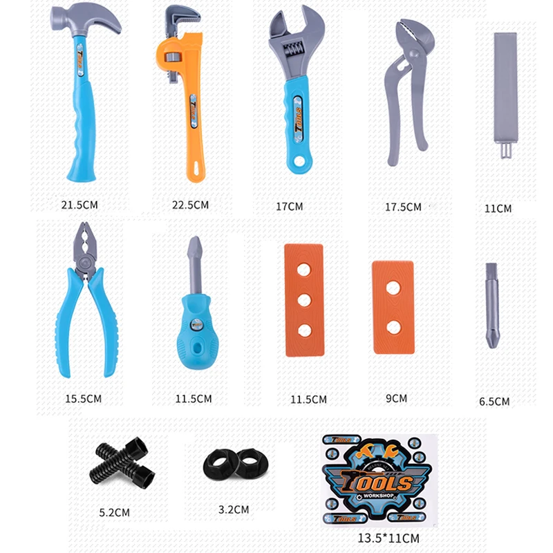 14 шт./компл. DIY притворяться играть в игрушку моделирование Ремонтный ящик