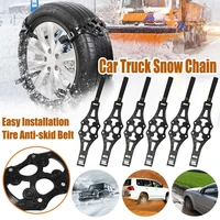6pcs car winter tire wheels snow chains snow tire anti skid chains wheel tyre cable belt winter outdoor emergency chain