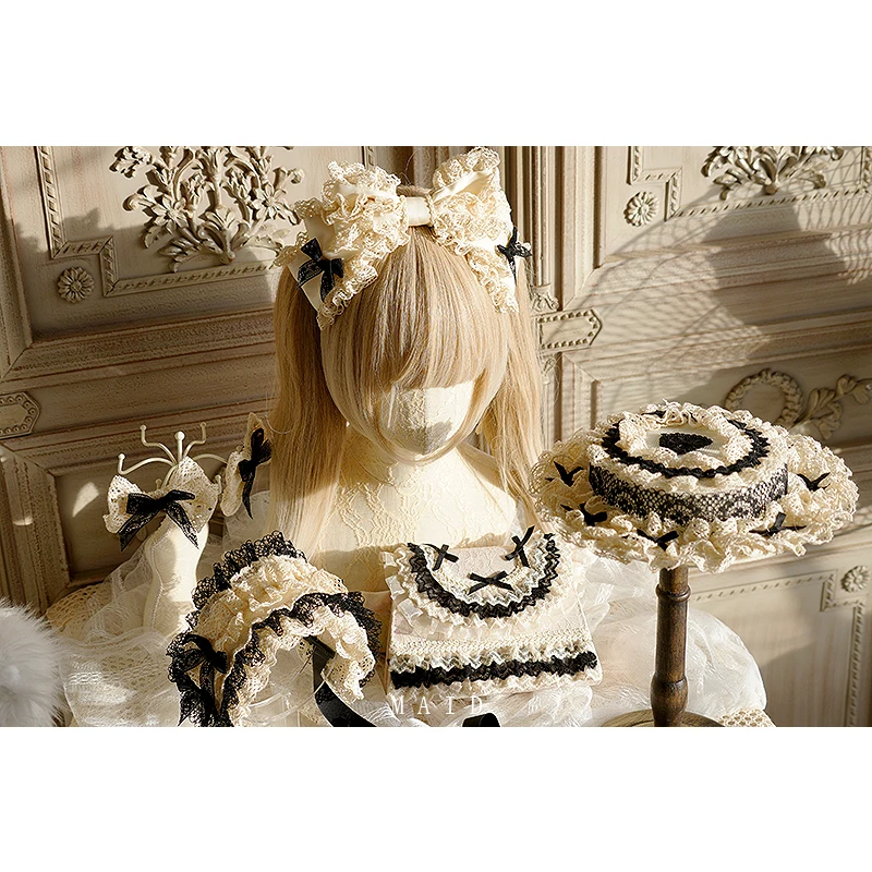

Original Design Lolita Headdress 2021 Angel Coming Sister Style Derivative Gadget Generate Color Hair Band Hair Accessories