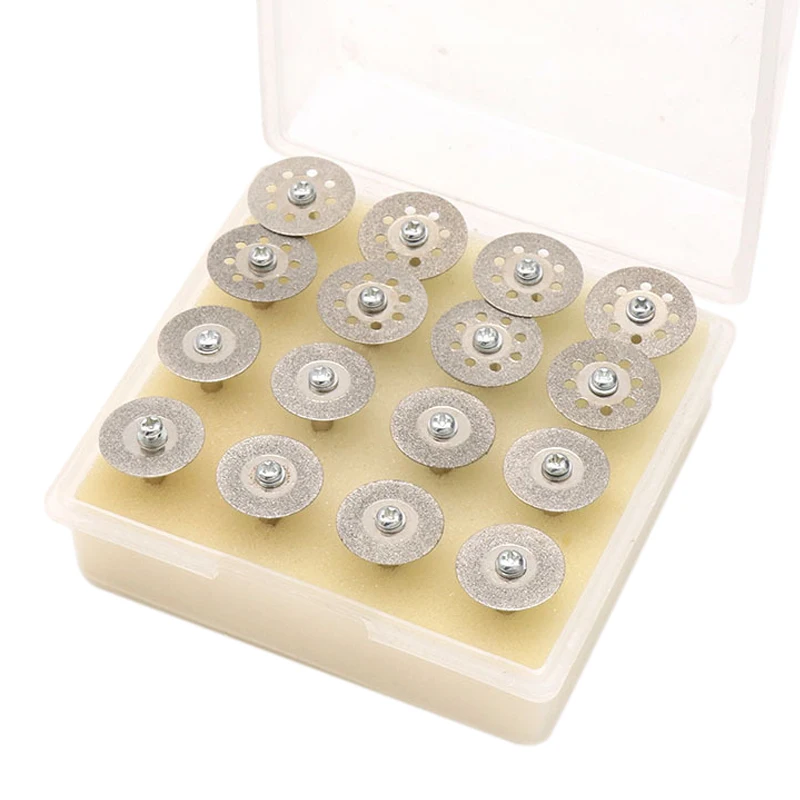 

16 шт./компл. алмазные режущие диски набор круглое лезвие для пилы диск роторный набор инструментов Режущий круг