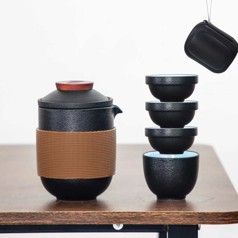 Керамический чайник TANGPIN черная глиняная посуда чайные чашки gaiwan чайный набор