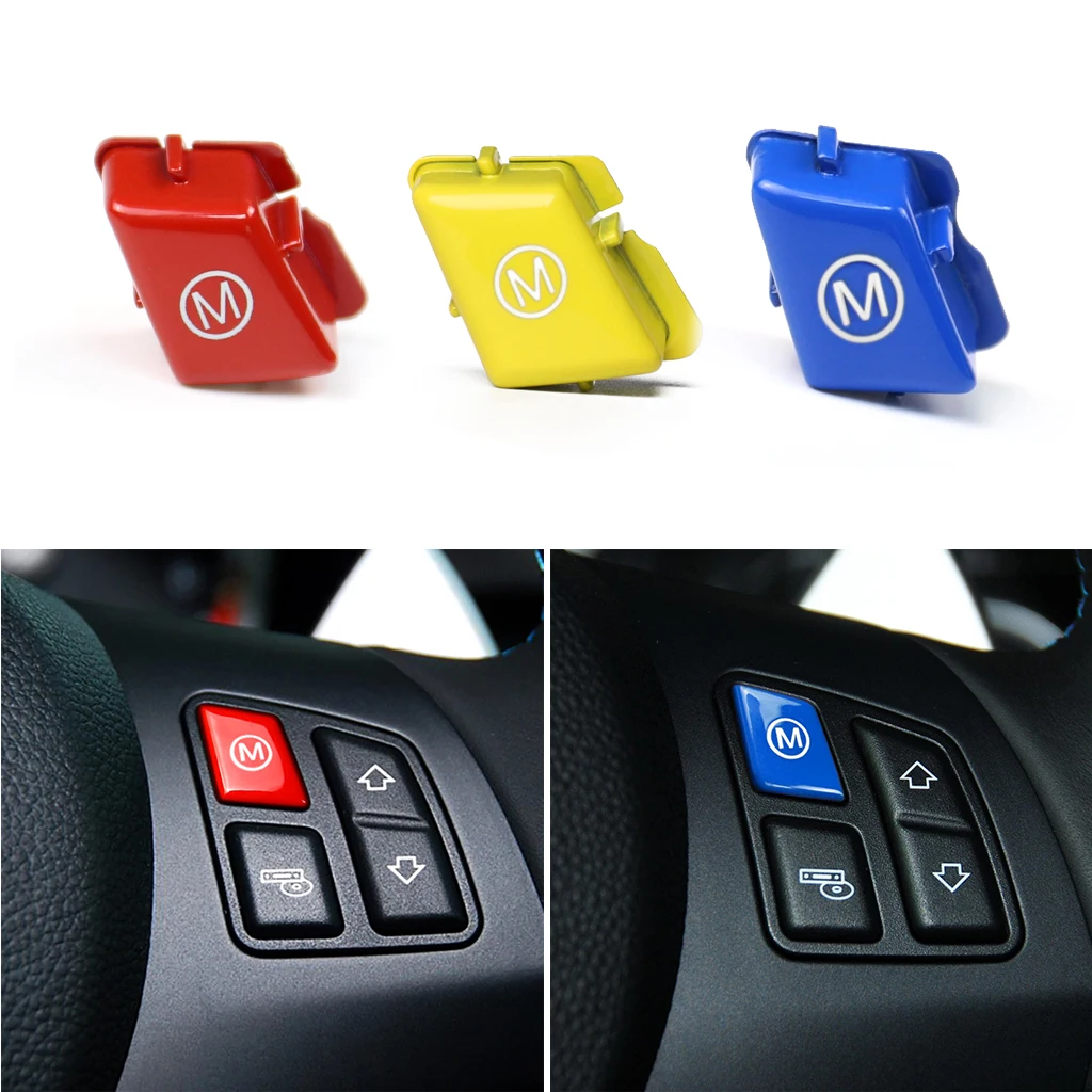 

Рулевое колесо M кнопка переключения режима для BMW 3 серии M3 E90 E91 E92 E93 2007-2013 авто аксессуары Замена переключателя Кепки M Sport