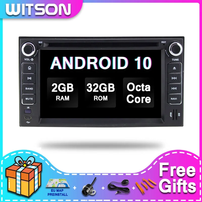 Автомобильный DVD-проигрыватель WITSON ANDROID 10 0 мультимедийный dvd-проигрыватель для