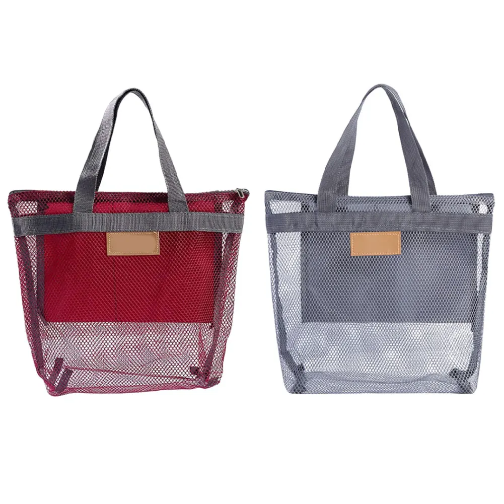 

Mesh Shower Caddy Portable Hanging Quick Dry Bath Tote Organizer For Beach Swimming Bathroom Accessories Indoor Outdoor Use