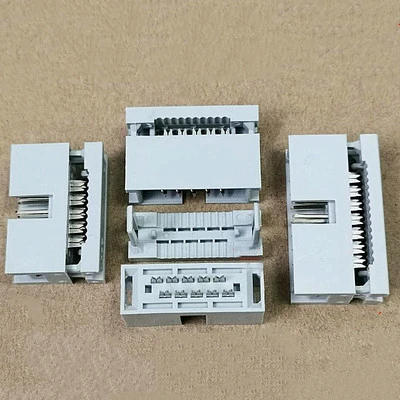 2 54 мм гнездо IDC Женский 10 фунтов 14 16 20 26-30 Большие размеры 34-40 50 60 64Pin плоский разъем