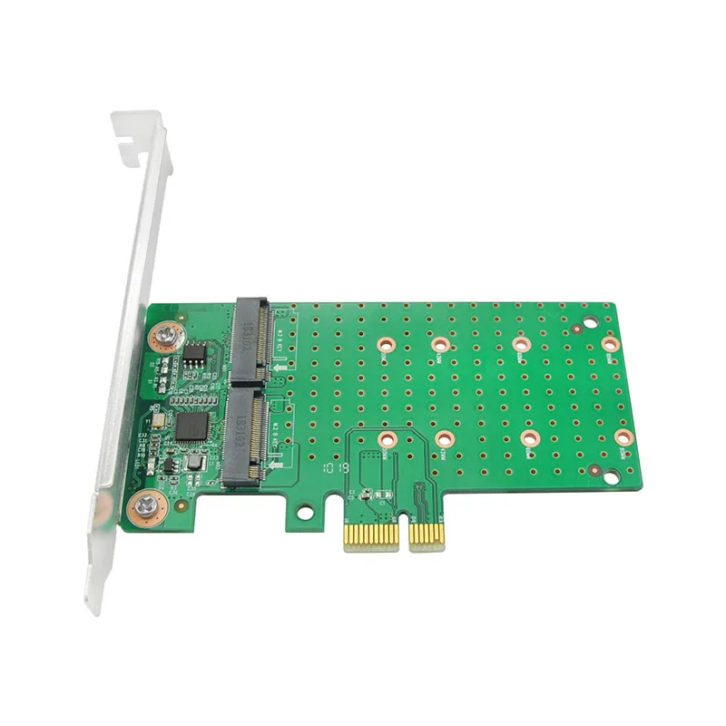 Linkreal Dual PCIe 2,0-M.2 SATA RAID control ler карта с чипсетом ASMedia Raid control PCIe x1 M2 SATA адаптер