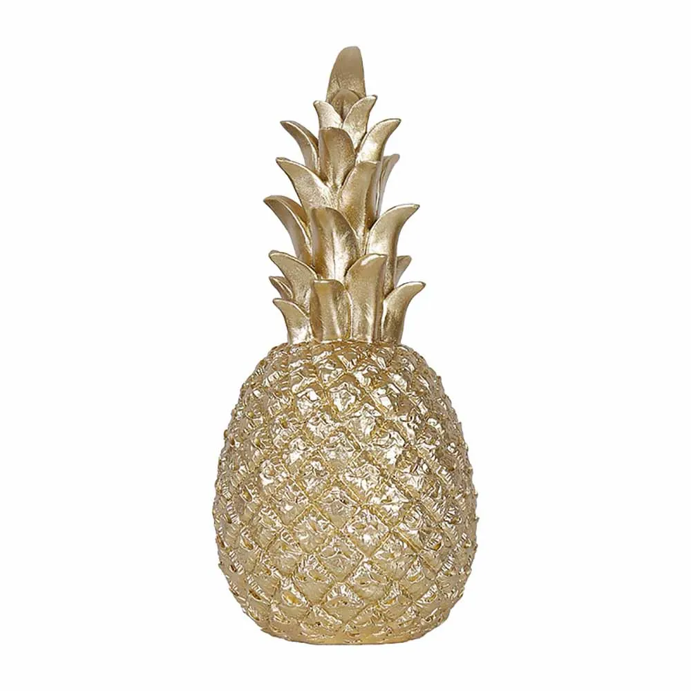

3pcs/set Creative Pineapple Ananas Decoration Nordic Fruit Shape Golden Pineapple Decoration Resin Home Bedroom Desktop Decor