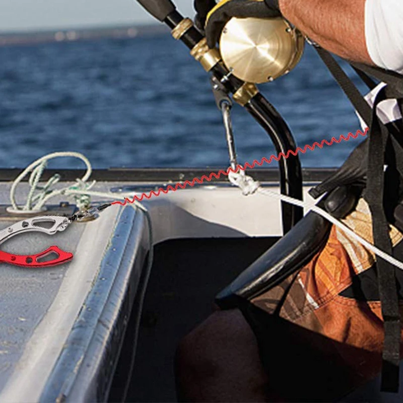 12 шт. рыболовный ремешок разноцветный сверхмощный безопасный трос с карабином