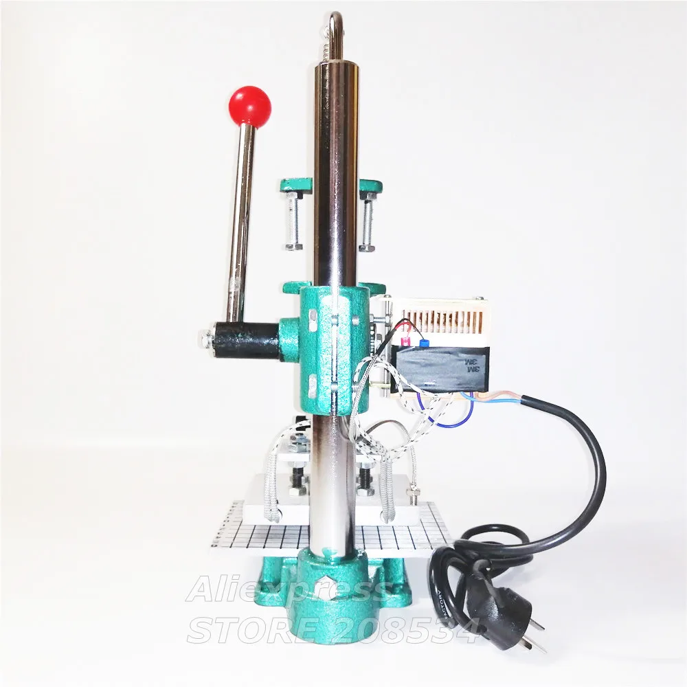 Manual Stamping Machine leather printer Creasing machine hot foil stamping marking press embossing 10X13CM | Дом и сад
