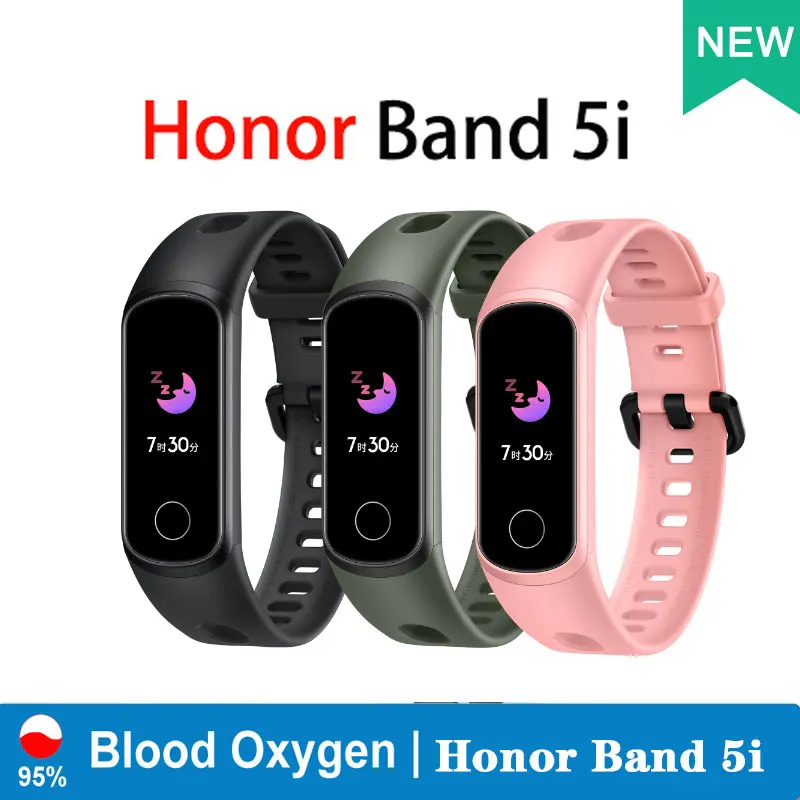 Смарт браслет Honor band 5i трекер кислорода в крови пульсометр управление музыкой