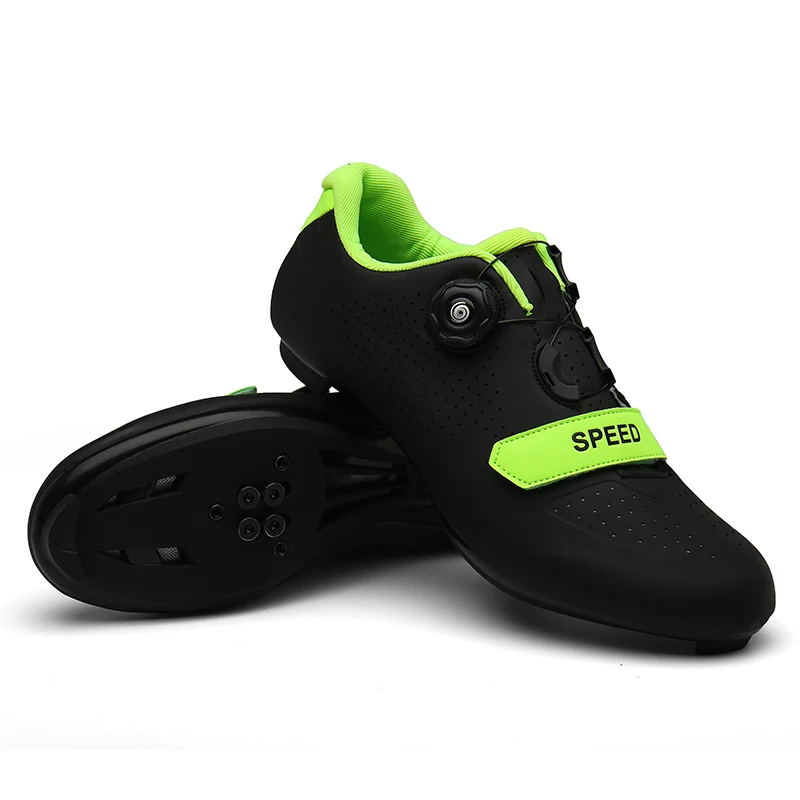 Online 2020 Baru Sepatu Bersepeda Balap Upline Sepatu Sepeda Balap Pria Sneakers Sepeda Ultraringan Profesional Mengunci Sendiri Bersirkulasi Merah