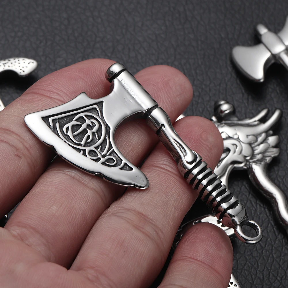 2 шт. топор из нержавеющей стали для ожерелья и браслета | Украшения аксессуары