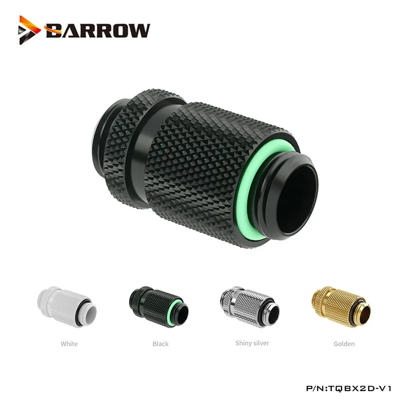 

Barrow G1/4" Male to Male Connector,20.2-23.2mm Extension 360 Rotary Fittings For Computer Case Gadget Building,TQBX2D-V1