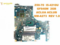 original for lenovo z50 70 laptop motherboard z50 70 i5 4210u gf840m 2gb aclua aclub nm a273 rev 1 0 tested good free