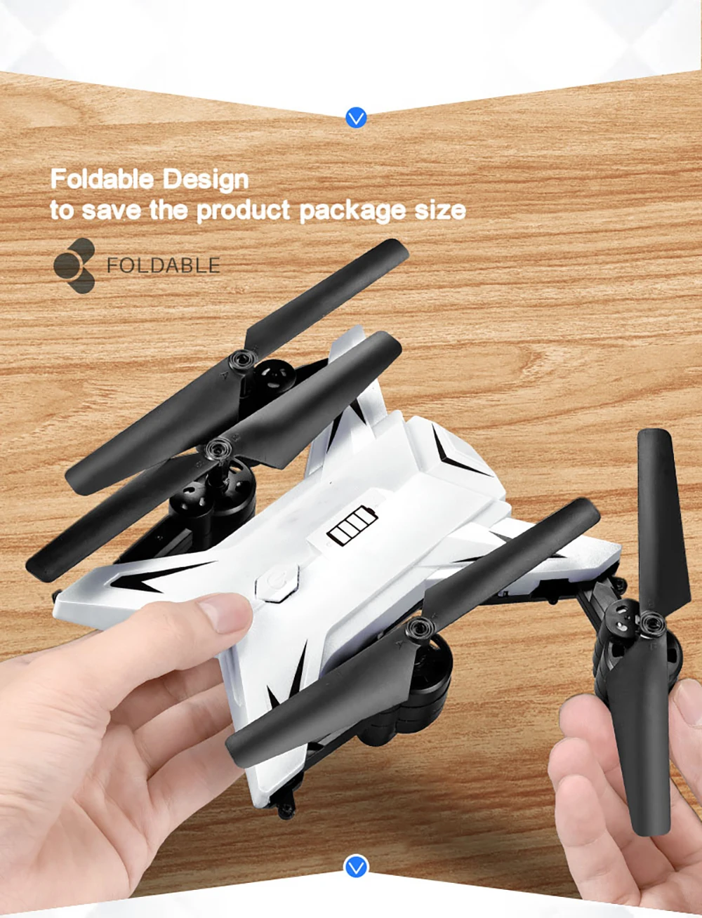 Радиоуправляемый вертолет Дрон 4K с камерой HD 1080P wifi FPV RC Дрон Профессиональный складной Квадрокоптер 20 минут работы от батареи