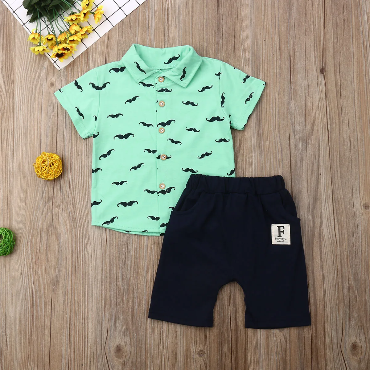 2019 Детская летняя одежда комплекты из 2 предметов Одежда для младенцев мальчиков