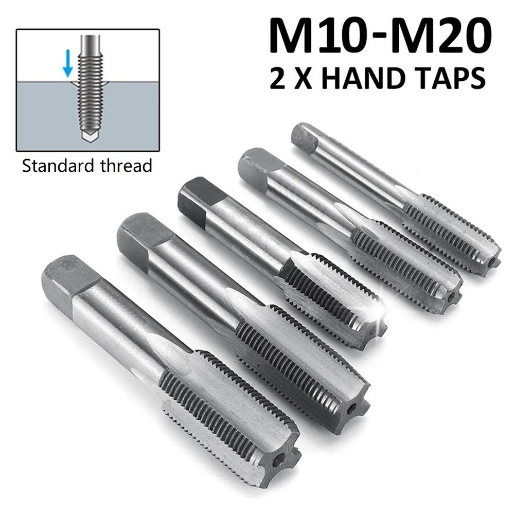 

2 шт., метчики с резьбой M10 M12 M16 M20 M22 M24