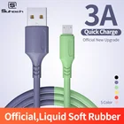 Suhach жидкий мягкий Micro USB кабель для Samsung Huawei Android Micro USB Type C кабель Мобильный телефон шнур провод для Xiaomi