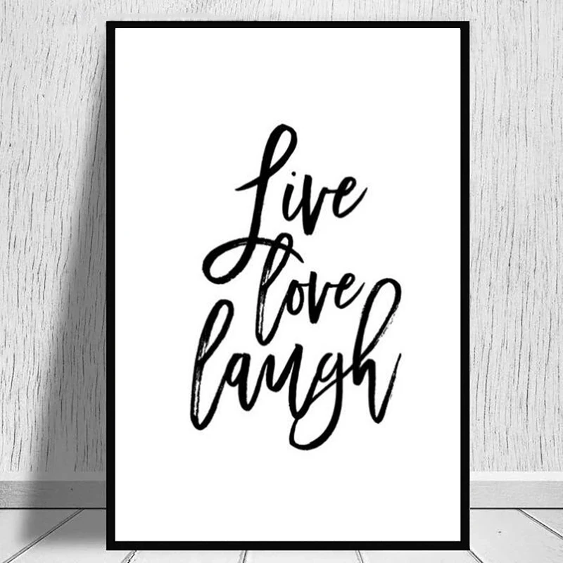 

Our Story Our Life Our Home Black and White Wall Art Canvas Paintings Print Poster Pictures for Bedroom Modern Home Decor CH107