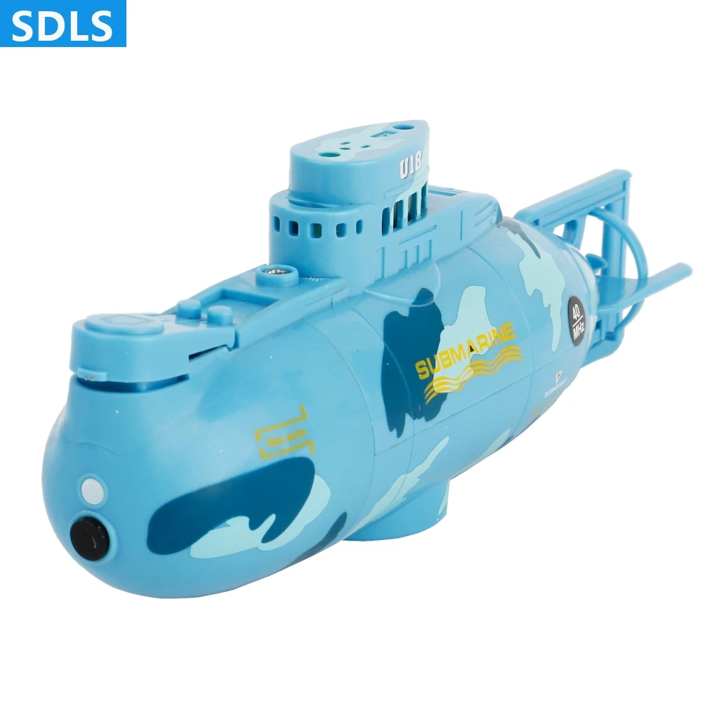 RC Мини Subamarine лодки с дистанционным управлением светодиодный подсветкой один