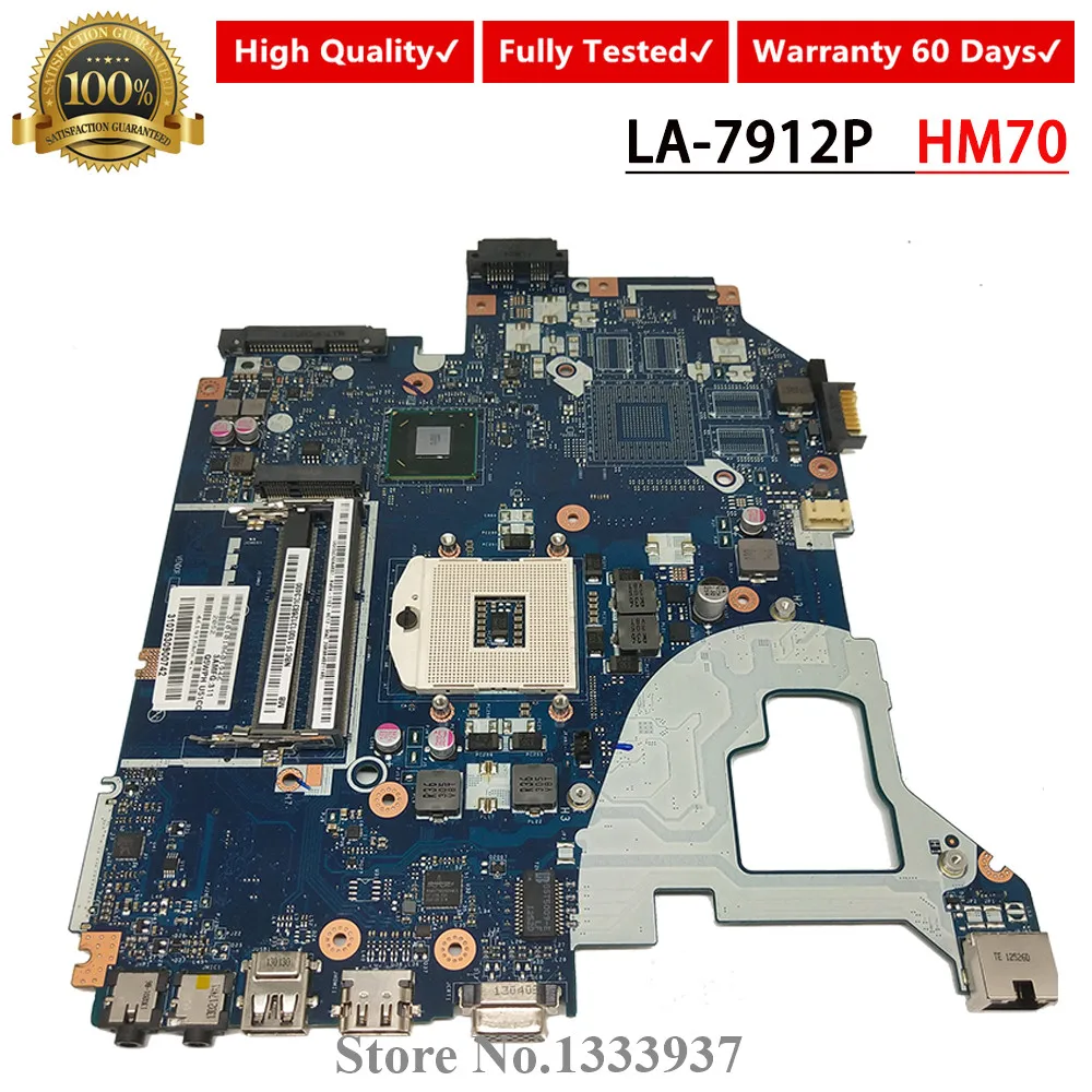 

V3-571G Q5WV1 V3-571 LA-7912P Laptop motherboard For Acer E1-531 NV56R SLTNV HM70 mainboard REV 1.0/2.0