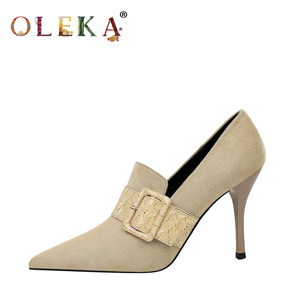 Женские туфли лодочки OLEKA Туфли Мэри Джейн на очень высоком каблуке с узким