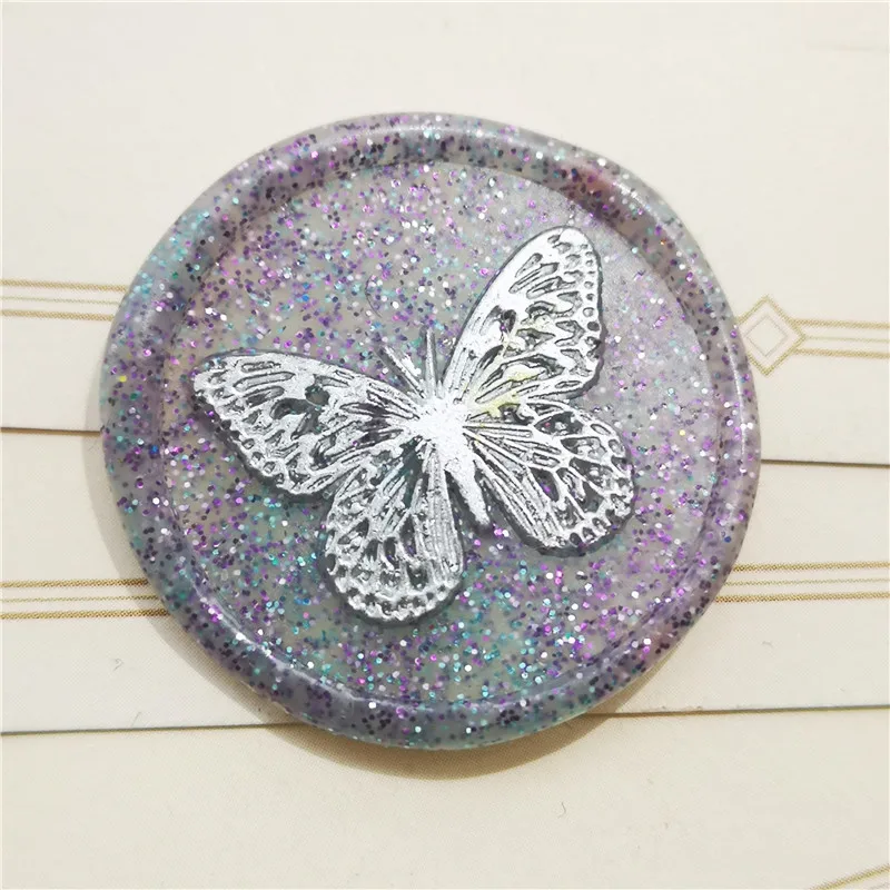 Милые печати с бабочками изысканный Краски набор восковых печатей DIY старинная