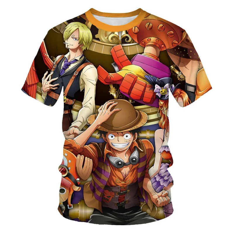 

3D cartoon cartoon men and women T-shirt high quality boys and girls T-shirt casual clothes T-shirt
