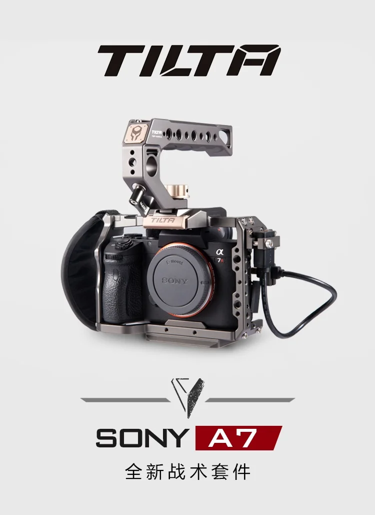 Tilta TA-T17-A-G установка клеть для sony A7II A7III A7S A7S II A7R II A7R Характеристическая вязкость полимера A9 установка клеть для sony A7/A9 серии камера VS Smallring