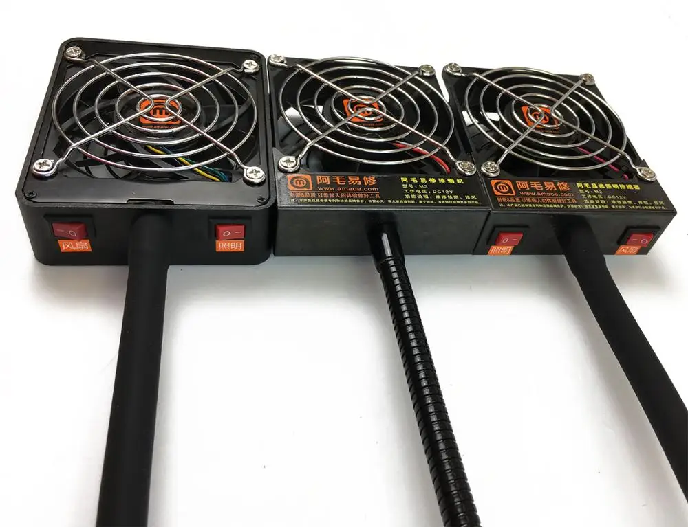 Паяльник Amaoe вытяжной вентилятор со светодиодной подсветкой | Инструменты