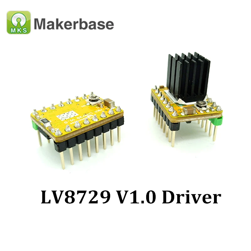 1 шт. MKS LV8729 Драйвер шагового двигателя Модуль Низкая Шум 4-секционный измельчитель для специй с Поддержка 6 V-36 V Полный Microstep драйвер управления