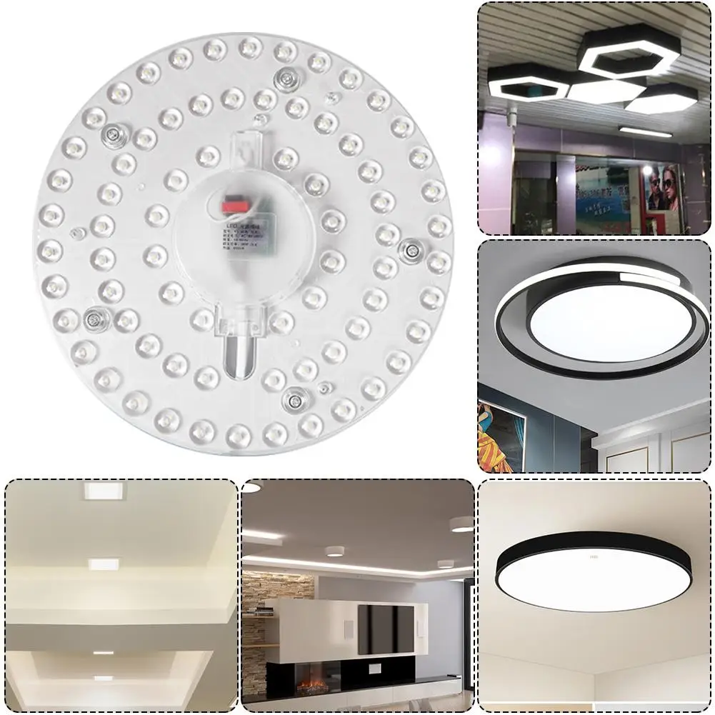 

LED Ceiling Lamp 220V 12/18/24/36W Energy Saving Environmental Protection Mounted Remould Bathroom Kitchen Home Supply