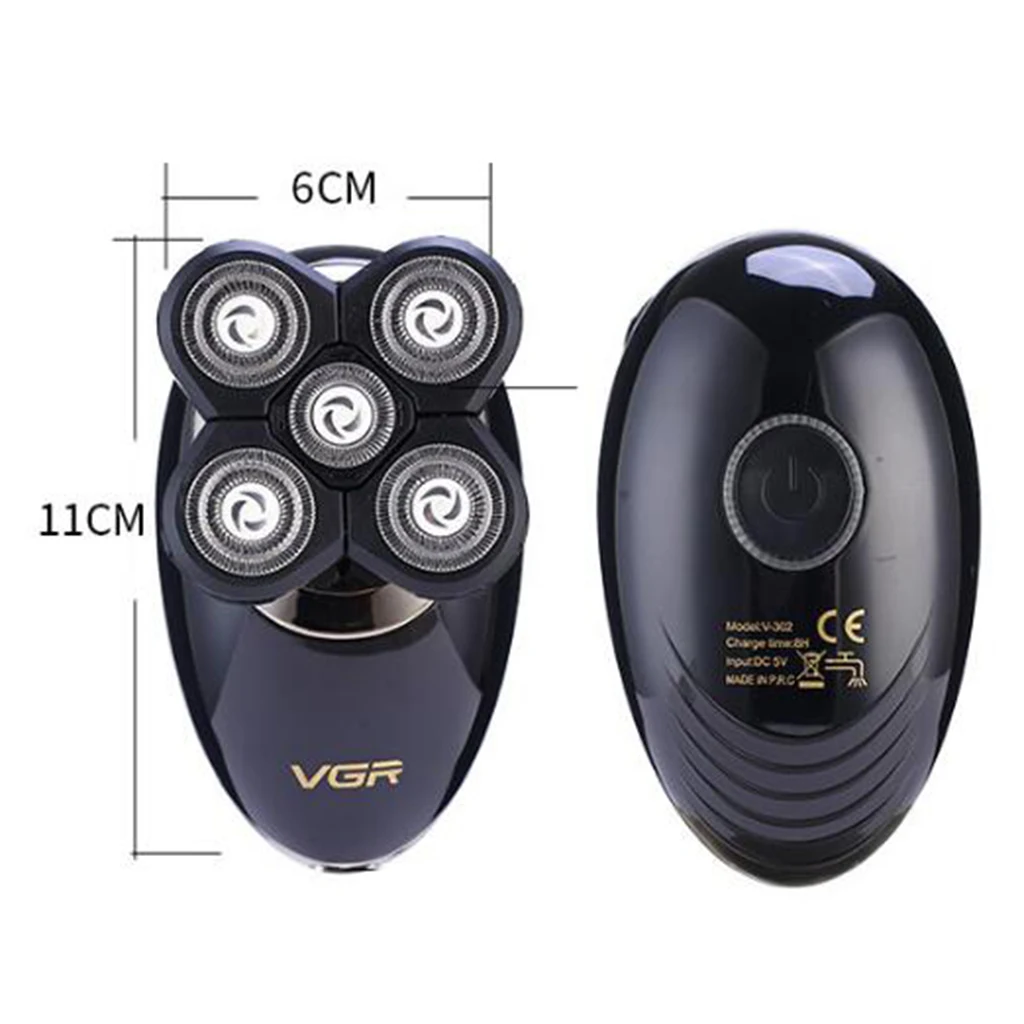 Триммер для бороды электрический беспроводной моющийся триммер и