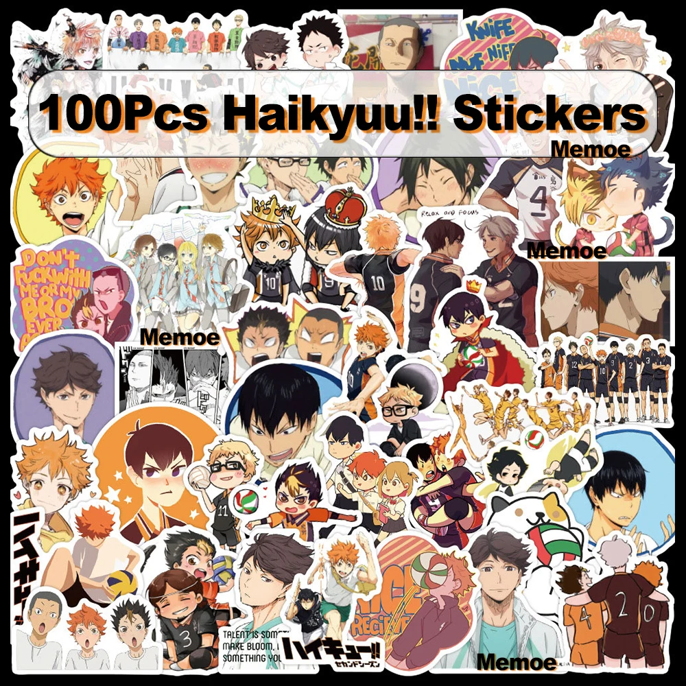 

100 шт. кавайные милые наклейки журнал Haikyuu! Hinata Shoyo Kageyama Tobio Скрапбукинг дневник планировщик наклейки Канцтовары
