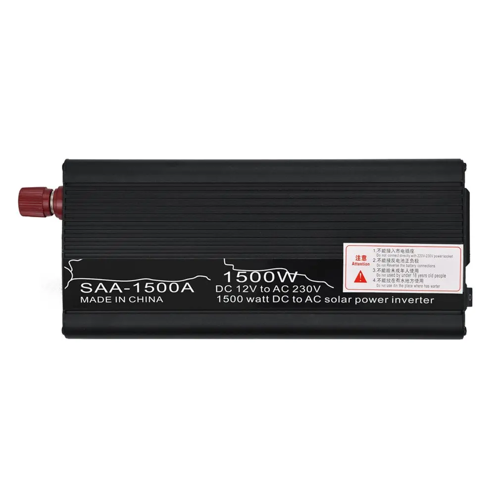 XUYUAN автомобильный инвертор DC 12 В AC 220 50 Гц Автомобильный Инвертор 1500 Вт Солнечный