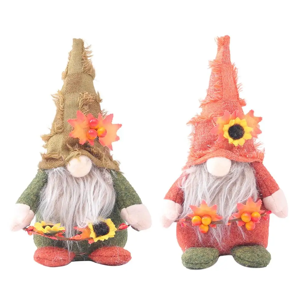 

Christmas Gnomes Faceless Plush Doll For Shopping Mall Bar Home Window Thanksgiving Decoration Christmas Ornament New Year Gift