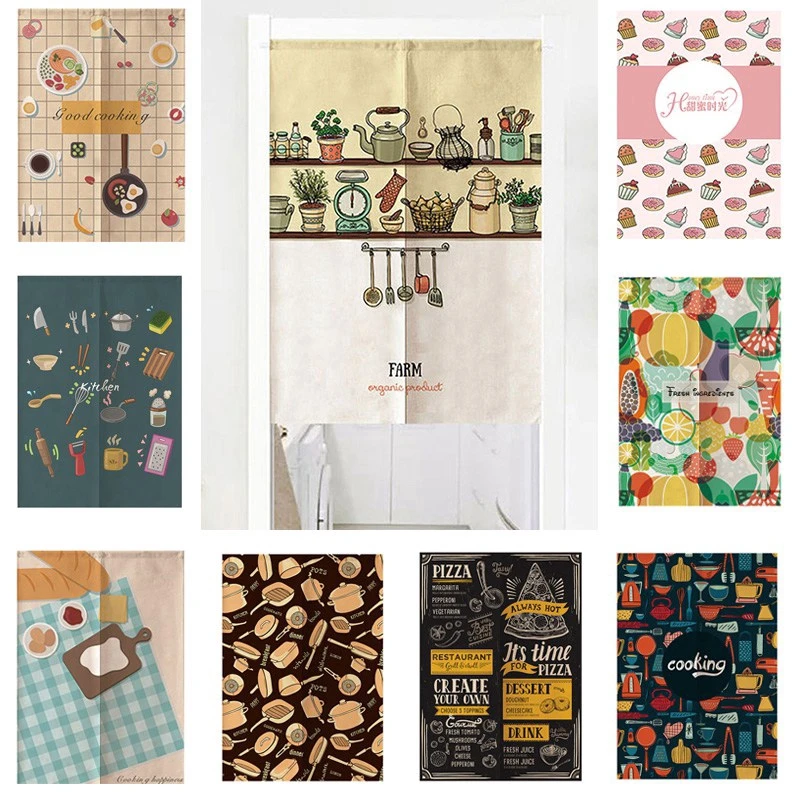 Занавеска на дверь в японском стиле прочная занавеска для кухни двери