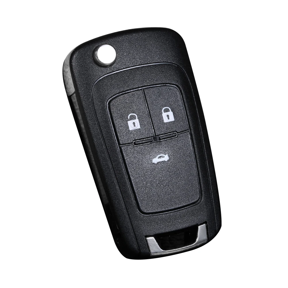 

2/3 Buttons Flip Key Shell Fit for Chevrolet Remote Key Case Fob Replacement