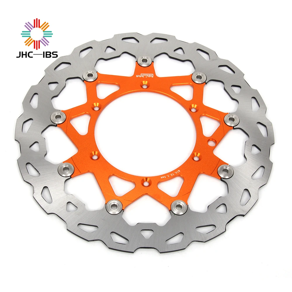 Orange 320 мм передний плавающий тормозной диск ротора для KTM EXC GS EXCF SX SXF SXS XC XCR XCW XCF XCRF MXC MX 250 300 350 400 450 500 520 525 - Цвет: Orange