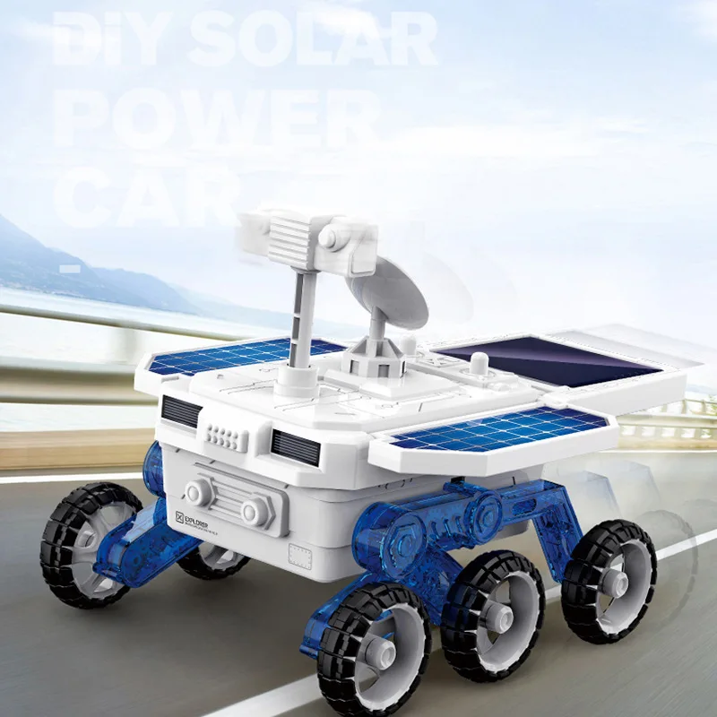 

Building Blocks DIY Solar Mars Rover Toy Science and Education Assembly Toys Educational Toys Four-wheel Drive Electric Model