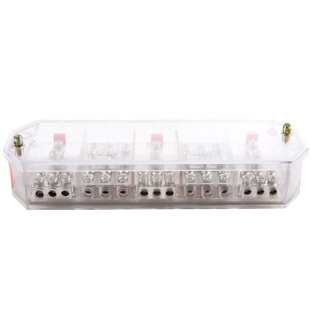 3-фазный 4-проводной бытовой измерительный прибор клеммный ряд Электрический