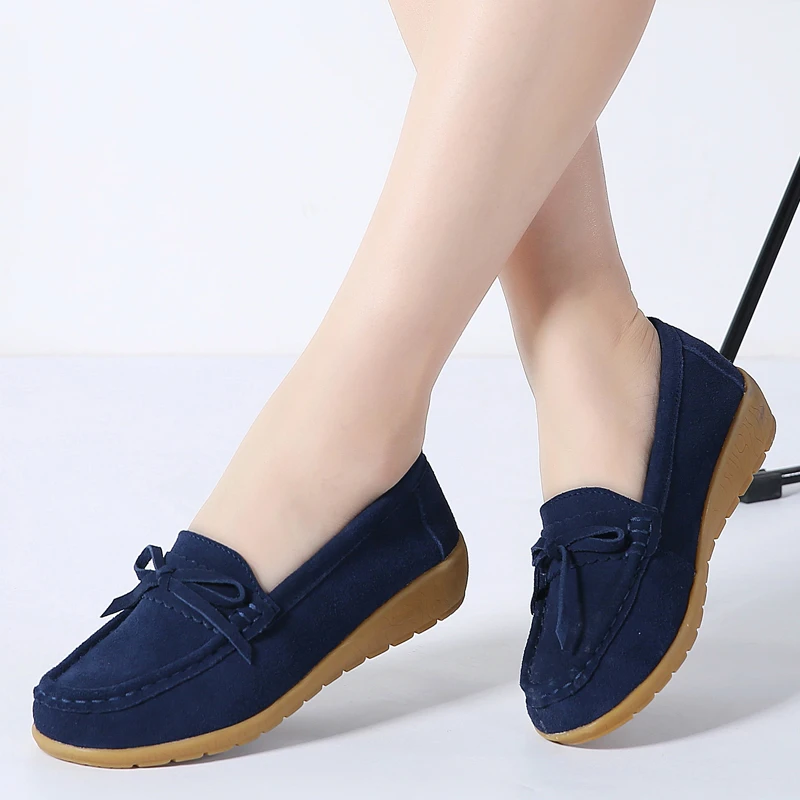 Женские балетки из натуральной кожи на плоской подошве|Обувь без каблука| |