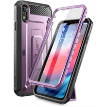 For iPhone XR Case 6.1 inch SUPCASE UB Pro Full-Body Rugged Holster Phone Case Cover with Built-in Screen Protector & Kickstand