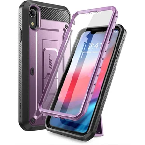 for iphone xr case 6 1 inch supcase ub pro full body rugged holster phone case cover with built in screen protector kickstand free global shipping