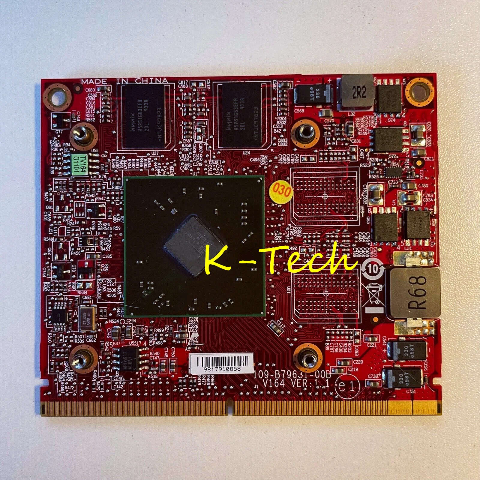 Для ноутбука Acer Aspire MXM II VGA Видеокарта HD 3470 HD3470 216-0707009 DDR2 256 Мб VG.82M06.001 Замена |
