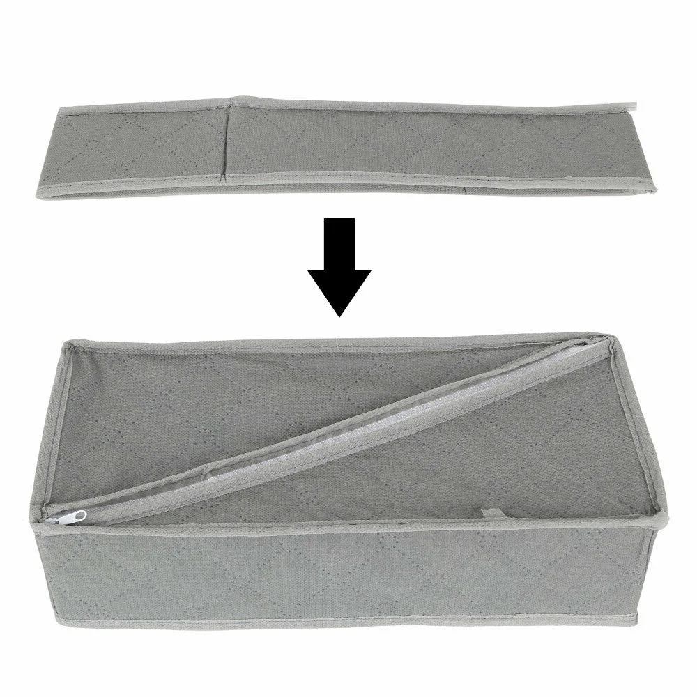 3 шт. бамбуковая коробка для хранения нижнего белья контейнер разделитель ящика с