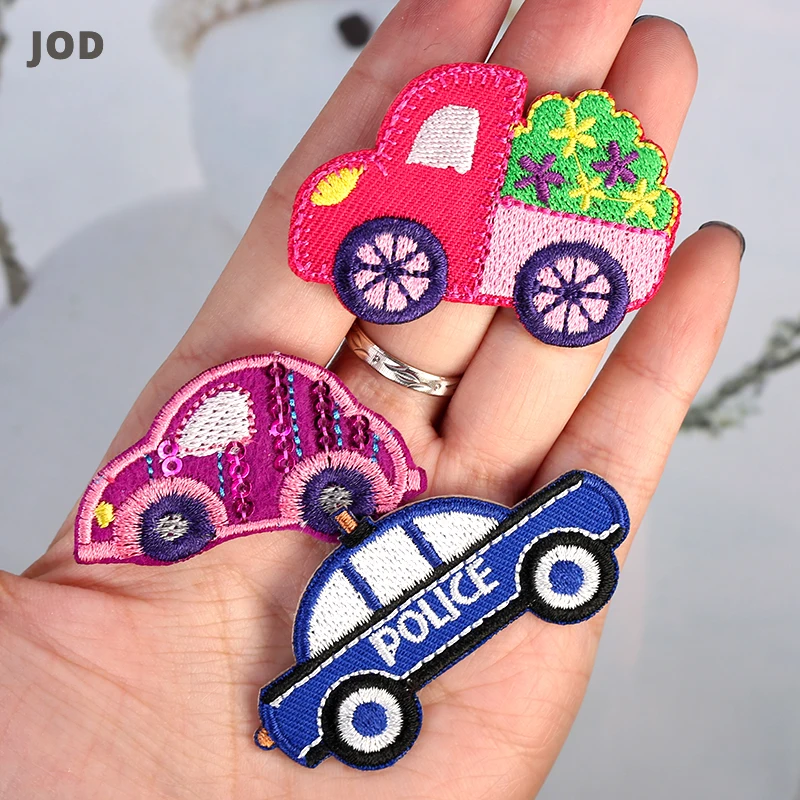 Детские нашивки для автомобиля одежда мальчиков милые значки с рисунками из