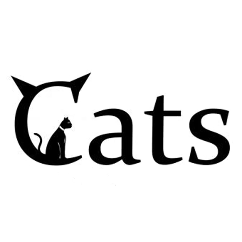 

Interesting 35cm Cats Fashion Animal Decor Car Sticker Vinyl Car Styling Sticker PVC Decal