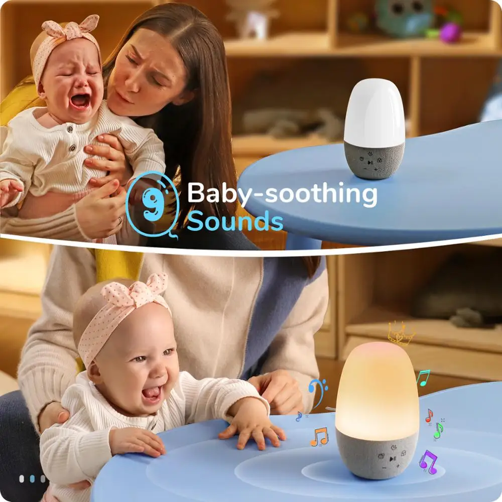 Умная звуковая машинка HeimVision N600S LED Wi-Fi работает с Alexa | Безопасность и защита