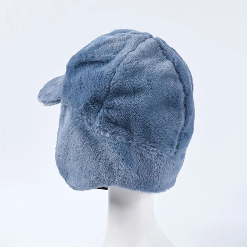 Шапка-ушанка Fibonacci для мужчин и женщин плюшевая зимняя шапка Русская женская